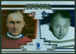 2003-04 ITG Toronto Fall Expo Forever Rivals HOWIE MORENZ GEORGE HAINSWORTH FR10 - Picture 1 of 2
