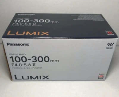 Panasonic LUMIX G VARIO 100-300mm F4.0-5.6 II POWER O.I.S. Telephoto Zoom Lens - Image 1 of 4