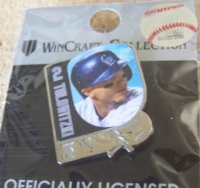Colorado Rockies Troy Tulowitzki photo lapel pin  - Image 1 of 4