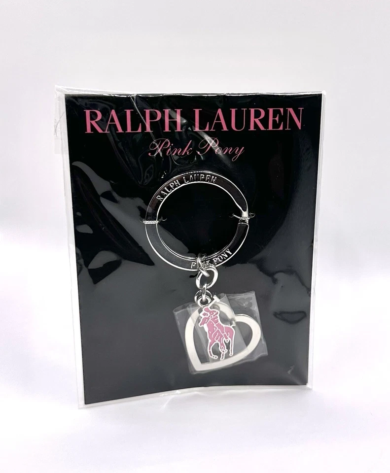 RALPH LAUREN PINK PONY LIMITED EDITION KEYCHAIN . NEW - Image 1 of 1