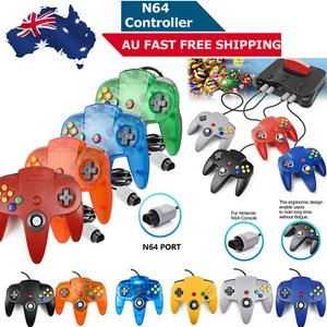 1/2 Wired N64 Controller Remote Gamepad Joystick For Nintendo 64 N64 Game System - Picture 1 of 22