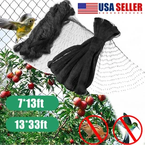 13/33ft Garden Anti Bird Netting Reusable Net Mesh Plant Protection Barrier USA - Picture 1 of 22