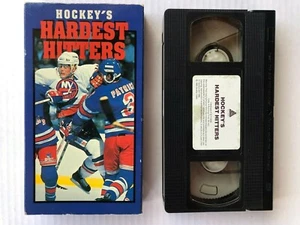 NHL HOCKEY'S HARDEST HITTERS 1989 VHS tape - Imagen 1 de 4