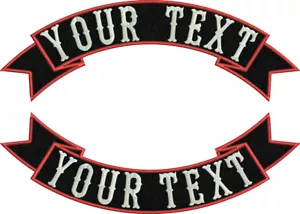 Bottom Top Rocker, Embroidered Patch, Custom Embroidered, Custom Embroidery, ... - Picture 1 of 1