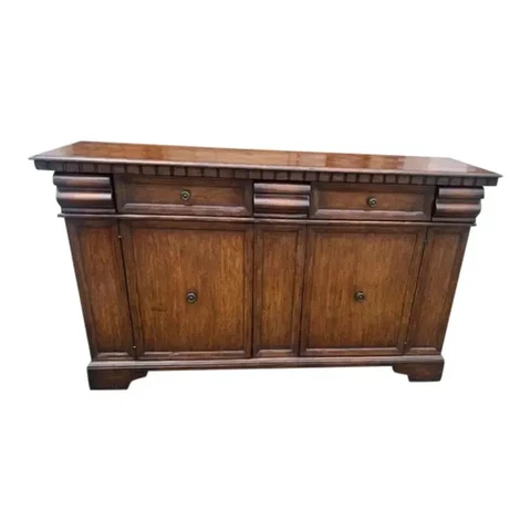 Large Baker 1970s Vintage Walnut Credenza Cover