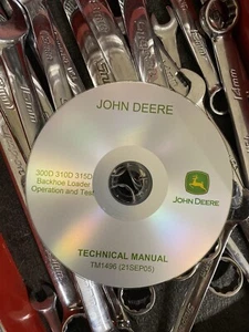 John Deere 300D 310D 315D Backhoe Operation and Test Service Manual TM1496 - Picture 1 of 1