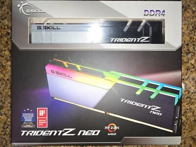G.SKILL TridentZ Neo RGB 32GB (2x16GB) 3600 MHz *CL14* -AMD Ryzen- (B-Die) DDR4 - Image 1 of 4