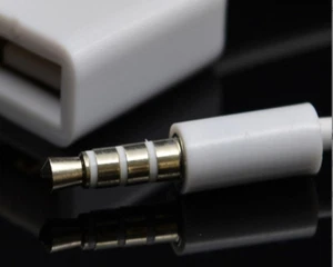 3.5mm Male Audio AUX Jack to USB 2.0 Type A Female OTG Converter Adapter Cable - Picture 1 of 12