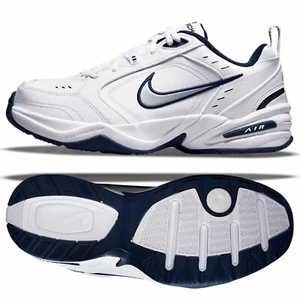 Chaussures homme Nike Air Monarch IV (4E) LARGE blanc/argent métallisé 416355-102 pointure 13 - Photo 1/9