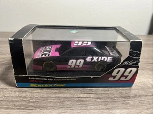 1/32 SCALE NASCAR EXIDE BATTERIES JEFF BURTON #99 FORD SLOT CAR IN BOX - Picture 1 of 6
