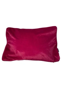 Malini Burgundy Velvet Luxury Cushion 30x45 cm Hollowfibre Luxurious - Picture 1 of 4