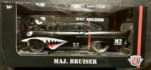M2 Machines 1:24 1957 Chevrolet 150 Sedan MAJ. BRUISER in Black damaged box - Picture 1 of 1