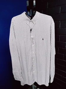 Ralph Lauren Polo Shirt Mens Size 3XLT Plaid Performance New Wicking Material - Picture 1 of 5