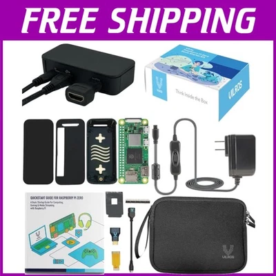 Raspberry Pi Zero 2 W Basic Starter Kit with Durable Aluminum Case & Accessories - Image 1 of 4