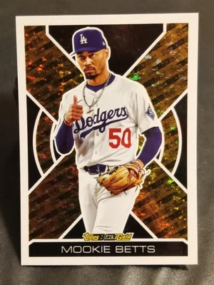 Serie de actualización Topps 2025✨SP-Black Gold✨#BG-21 Mookie Betts - LA Dodgers  Foto 1 de 3