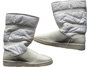 Botas de esquí TECNICA Skandia de piel blanca hechas en Italia para mujer talla 6,5/37 EU - Imagen 1 de 16