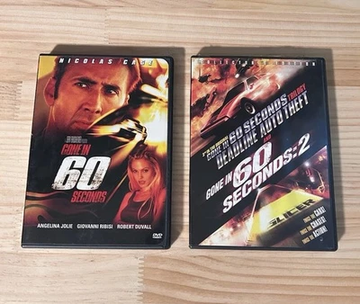 Gone in 60 Seconds DVD Movie Lot – Nicolas Cage & Original Collector’s Edition - Image 1 of 4