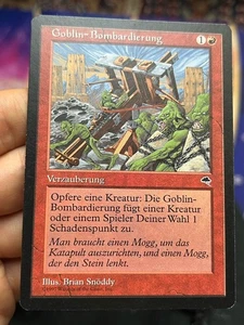 GERMAN FBB Goblin Bombardment • Tempest • MTG (2090) - Picture 1 of 4