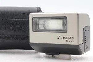 [Mint] Contax TLA 200 TLA200 Silver Shoe Mount Flash G1 G2 Accessory Case Japan - Picture 1 of 9