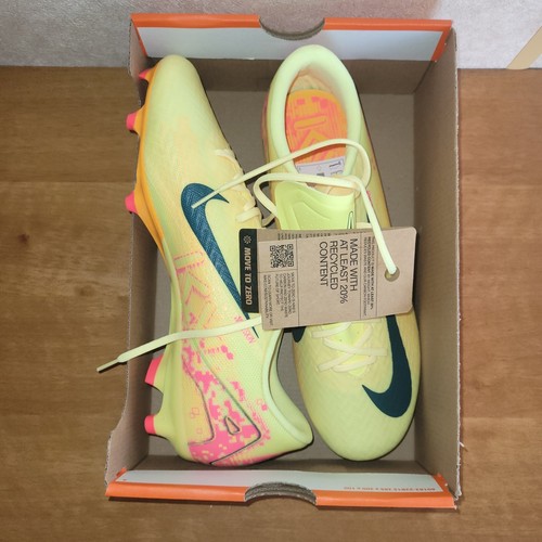 Nike Mercurial Vapor 16 UK 8.5 Academy KM FG MG Mbappe Soccer FQ8377 800 senza coperchio