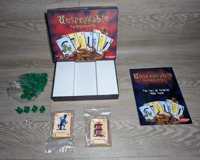 Unspeakable Words  Call of Cthulhu based Card Game Complete Game Used Good - Image 1 of 4