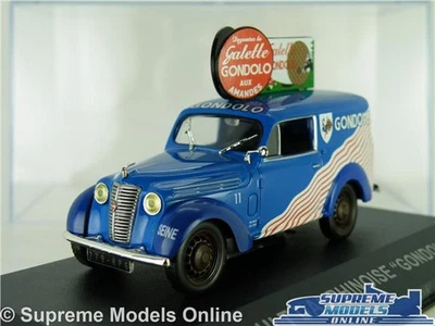 RENAULT DAUPHINOISE MODEL VAN GONDOLO BISCUITS ADVERTISING 1:43 SCALE IXO K8 - Image 1 of 4