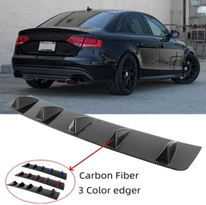 Carbon Optik Heckdiffusor Diffusor Hecklippe für Audi A4 B8.5 Limousine Avant  - Bild 1 von 18