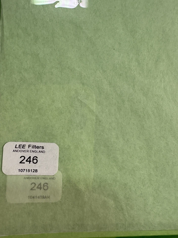 Lee Filters 246 Quarter Plus Green Lighting Gel Sheet - Image 1 of 1