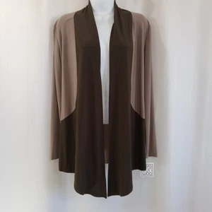 Clara Sun Woo Strickjacke Damen Gr. XS Braun Colorblock Neu - Bild 1 von 5