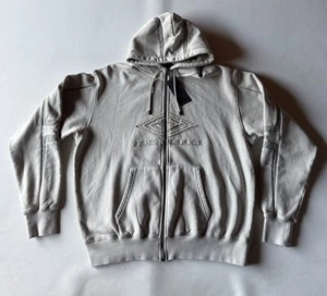 Boiler Room X Umbro Applique Hoodie Men’s Large Grey Zip Up - Picture 1 of 14