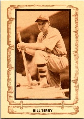 1980 Cramer Baseball Legends Series 1 #9 Bill Terry baseball card 6YY - Image 1 of 2