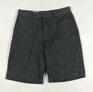 Volcom Frickin Chino 22" Stripe Size 30 Gray Mens Shorts - Picture 1 of 4