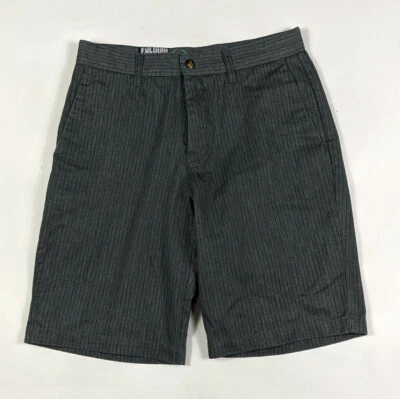 Volcom Frickin Chino 22" Stripe Size 30 Gray Mens Shorts - Image 1 of 4