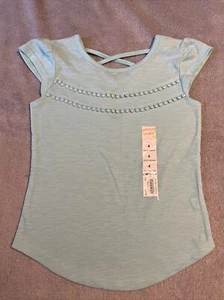 NEW~Jumping Beans Girls Everyday Cross Back Shirt Size 4 - Picture 1 of 7