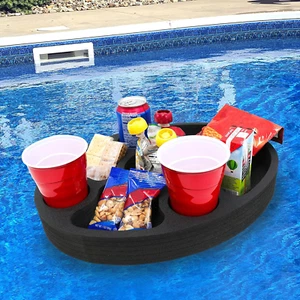 Floating Mini Bar Drink Holder Refreshment Table Tray for Pool Beach Party Float - Picture 1 of 7