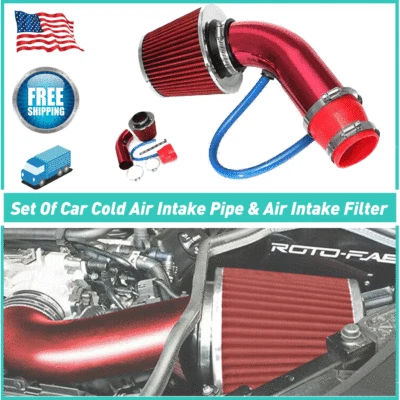 KIT DE INDUCCIÓN DE FILTRO DE ADMISIÓN DE AIRE FRÍO PARA AUTOMÓVIL SISTEMA DE MANGUERA DE FLUJO DE ENERGÍA PARA TOYOTA Foto 1 de 4