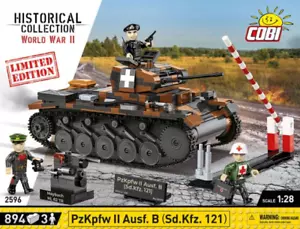 COBI® Kit di montaggio 2596 - PzKpfw II Ausf. B (Sd. Veicolo 121) Edizione Limitata Nuova In Confezione Originale - Foto 1 di 10
