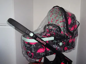 New RAINCOVER Zipped fits Cosatto Giggle 1,2,3 for Stroller Seat Unit/ Carrycot - Picture 1 of 4