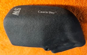 CASTLE BAY SAND WEDGE IRON HEADCOVER GREEN LOOKS BLACK RIGHT HAND EUC - Picture 1 of 2