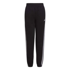 Adidas Girls Elastic Waistband 3-Stripe Fleece Joggers - Sz Xs - Picture 1 of 4