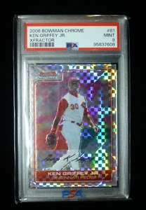 2006 Topps Chrome Ken Griffey Jr. #81 Xfractor #ed /250 PSA 9 Mint - Picture 1 of 2