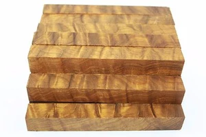 5 Stck. Stift/Kleines Drehprojekt Rohling Welle Golden Phoebe Holz 127 mmx15 mm x 15 mm - Bild 1 von 2