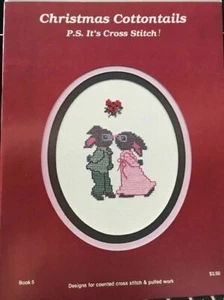 Cross Stitch Pattern Booklet: Christmas Cottontails (p.s. It's Cross Stitch) - Picture 1 of 1