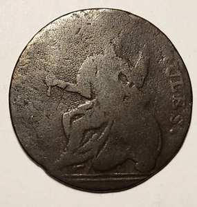 Evasion Halfpenny GULIEMUS SHAKESPEAR (Atkins-376) Crude (3-15) - Bild 1 von 2