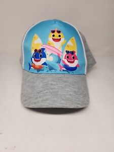 Boys Baby Shark Hat/Cap Nickelodeon Pink Fong Adjustable Snap Back 