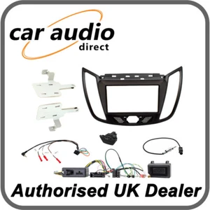 Connects2 CTKFD44C Ford Kuga 2013>2019 Kit montaggio stereo doppio DIN nero opaco - Foto 1 di 1