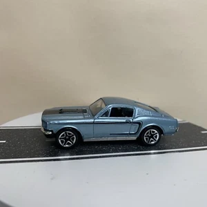 2000 Matchbox '68 Ford Mustang Cobra Jet Fastback Light Blue Metallic/Black NM - Picture 1 of 13