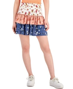 DEREK HEART Junior Stufenmuster Minirock in Ditsy Floral - Bild 1 von 1