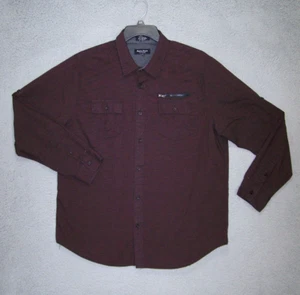 Eighty Eight Shirt Mens XXL 2XL Purple Long Sleeve Button Up Cotton Classic Men - Picture 1 of 12
