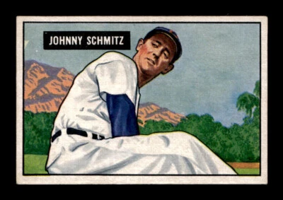 1951 Bowman #69 Johnny Schmitz EX Baseball Card - Image 1 of 2